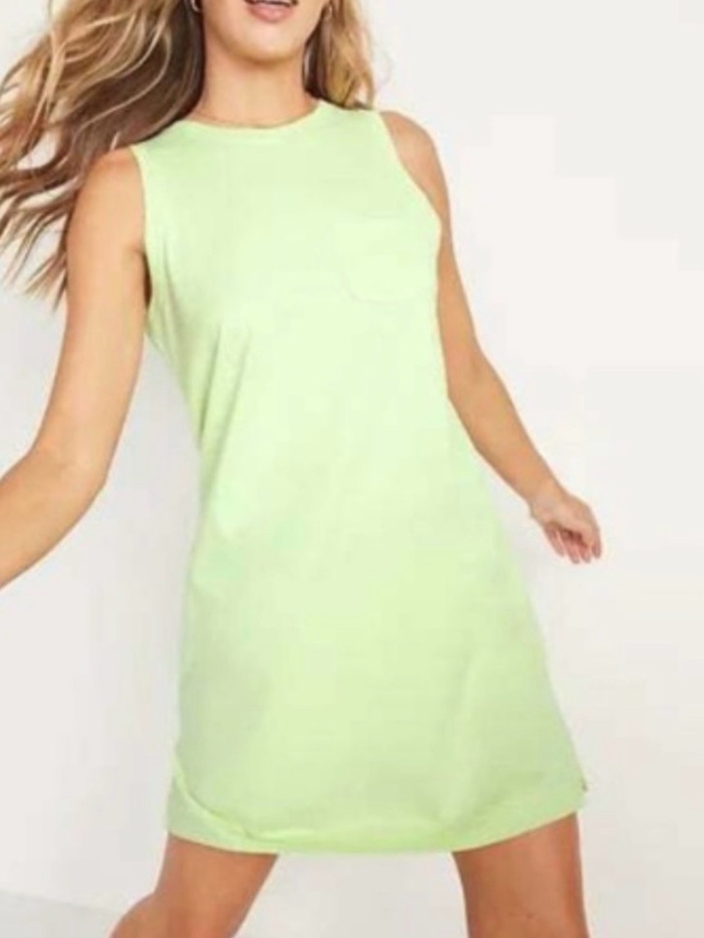 Old navy SET of 3 petite tshirt dresses with pockets: pink, green, strip size XS